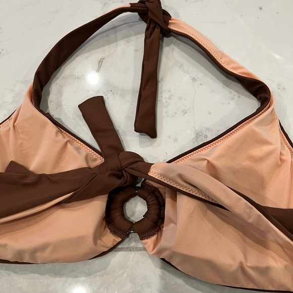 NEW J. CREW Two  Piece brown bikini - Picture 3 of 6